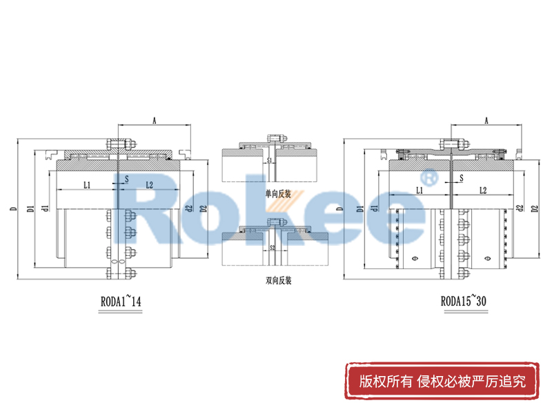 RODA鼓形齒式聯(lián)軸器,鼓形齒聯(lián)軸器廠家,鼓形齒聯(lián)軸器生產(chǎn)廠家